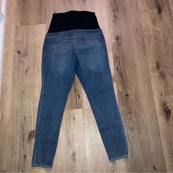 Isabel Women’s Maternity Blue Jeans with Elastic Waistband | Size 4 | Mommy - Picture 2 of 8